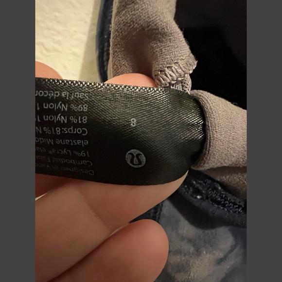 #1614 Lululemon Align Tank Diamond Dye Lunar Rock Naval Blue 8 - Picture 5 of 5
